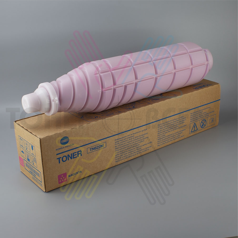 Тонер-картридж пурпурный (Magenta) для Konica Minolta AccurioPress C6085, C6100, Bizhub C1085, C1100 (TN-622M)