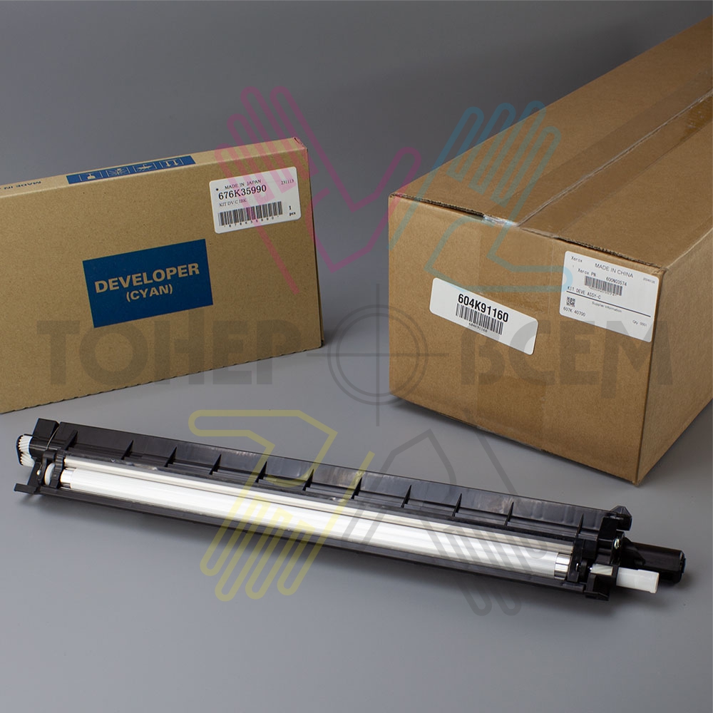 Блок проявки (Developer Housing Kit) Xerox DocuCentre SC2020 (604K91160) голубой (Cyan)