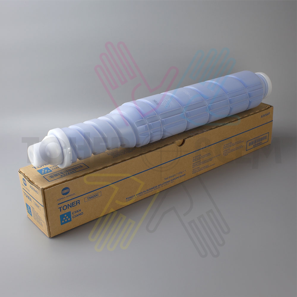 Тонер-картридж голубой (Cyan) для Konica Minolta Bizhub C1060L, AccurioPress C2060L (TN-620C, A3VX451, A3VX454, A3VX45E)