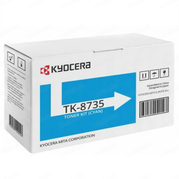 Тонеркартридж Kyocera TK-8735 C для TASKalfa 7052ci, TASKalfa 7353ci, TASKalfa 8052ci, TASKalfa 8353ci (1T02XNCNL0)