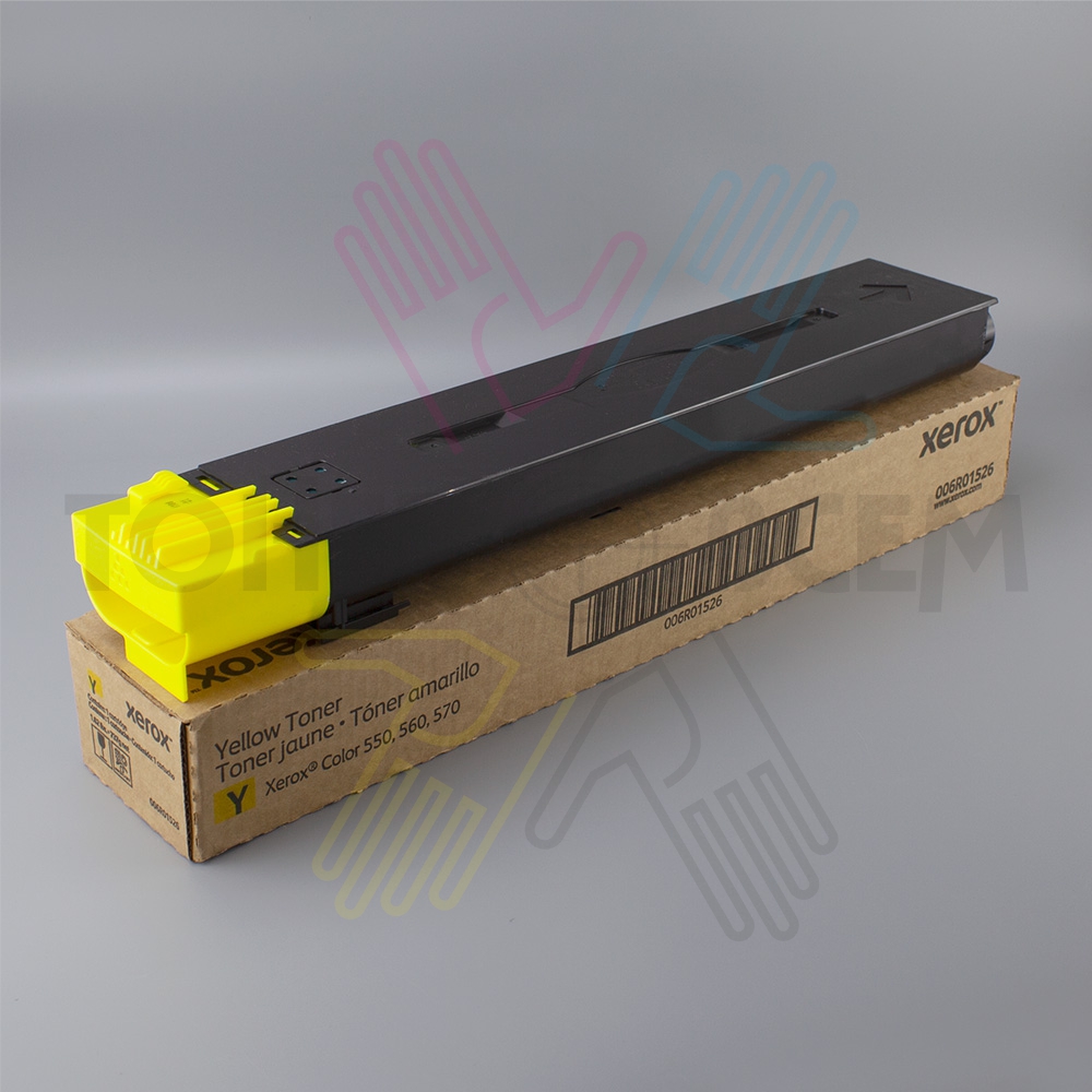 Тонер-картридж желтый (Yellow) для Xerox Color 550, 560, 570