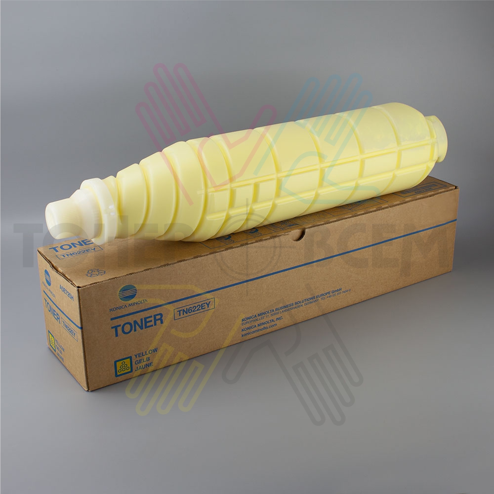 Тонер-картридж желтый (Yellow) для Konica Minolta Bizhub C1085, C1100, AccurioPress C6085, C6100 (TN-622Y)