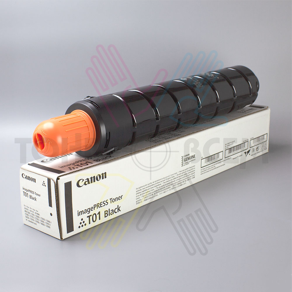 Тонер-картридж черный (Black) для Canon imagePRESS C60, C65, C600, C650, C660, C700, C710, C750, C800, C810, C850, C910, V700, V800, V900 (T01BK) 