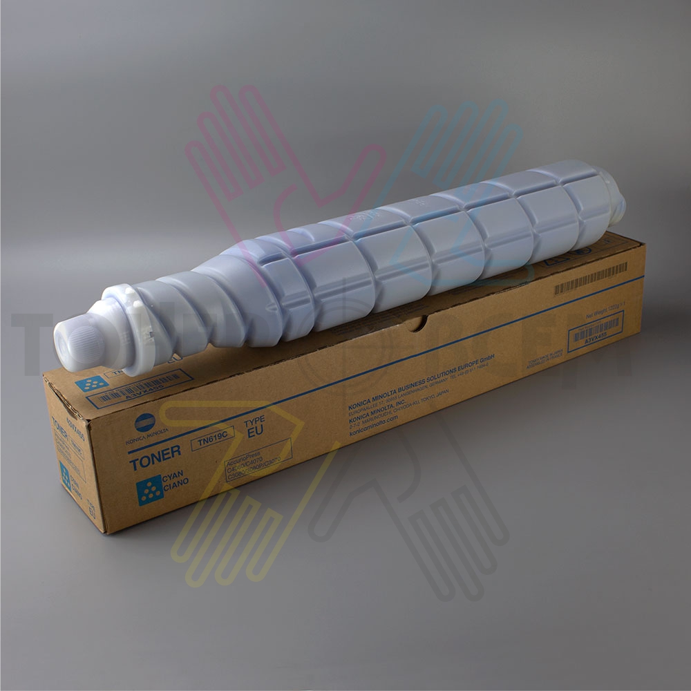 Тонер-картридж голубой (Cyan) для Konica Minolta AccurioPress C3070, C3080 (TN-619)