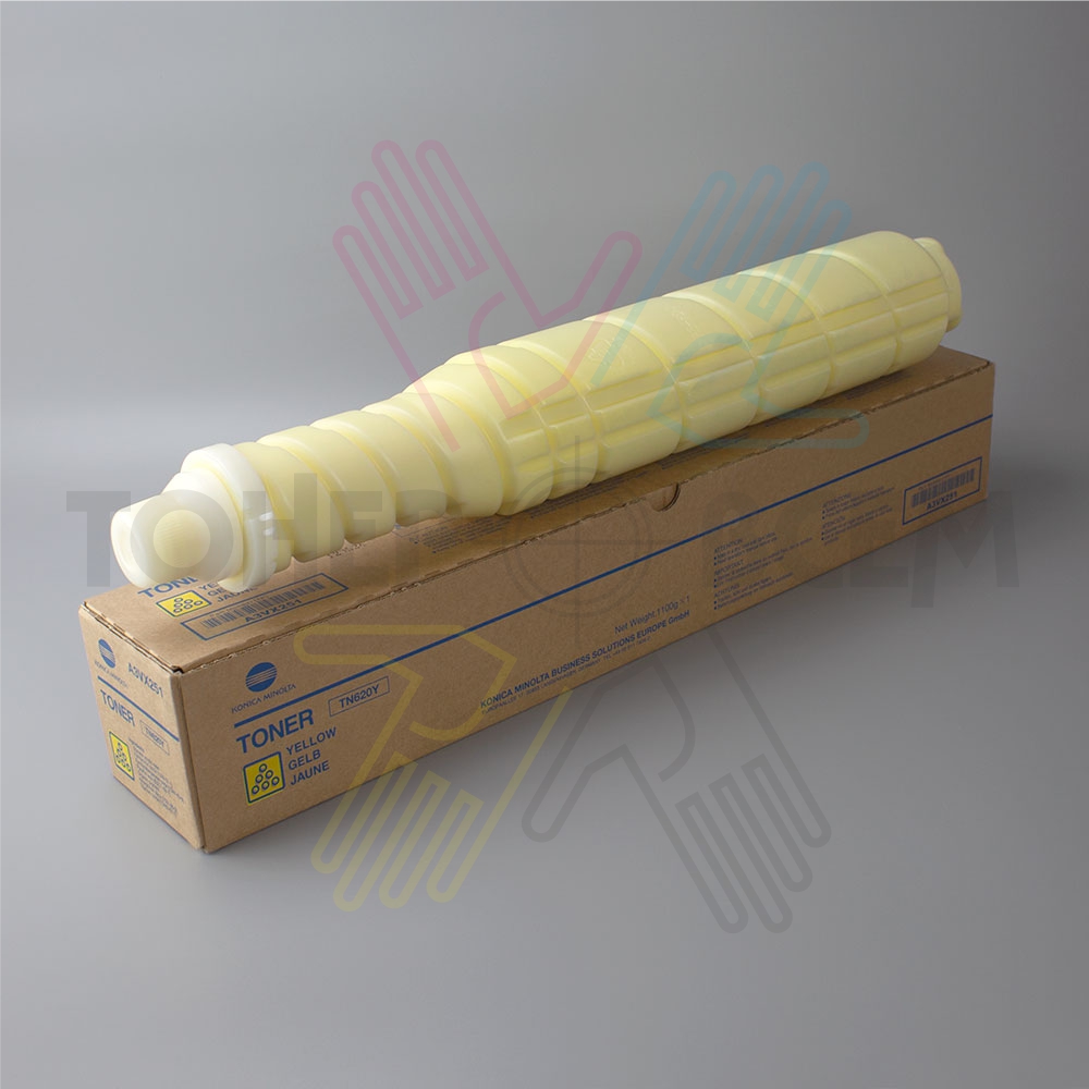 Тонер-картридж желтый (Yellow) для Konica Minolta Bizhub C1060L, AccurioPress C2060L (TN-620Y)