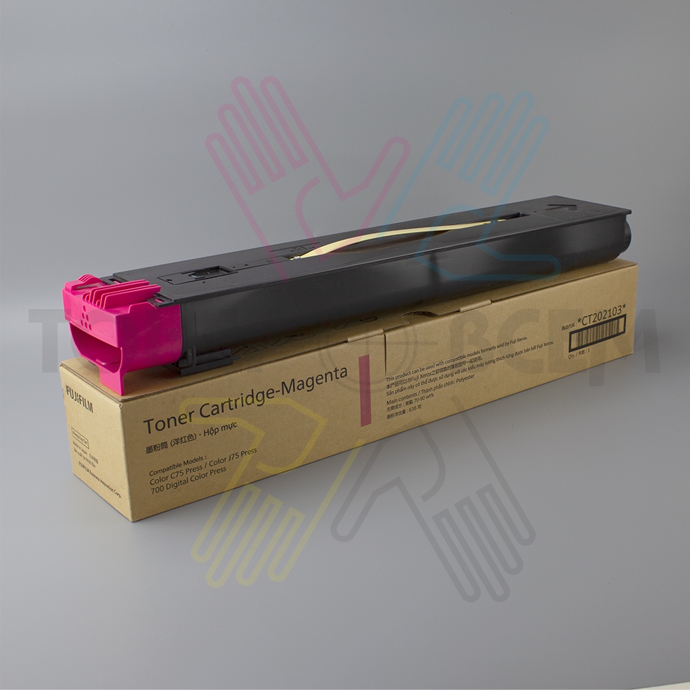 Тонер-картридж пурпурный (Magenta) для Fuji Xerox 700, 700i, 770 Pro, C75, J75 (CT202103)