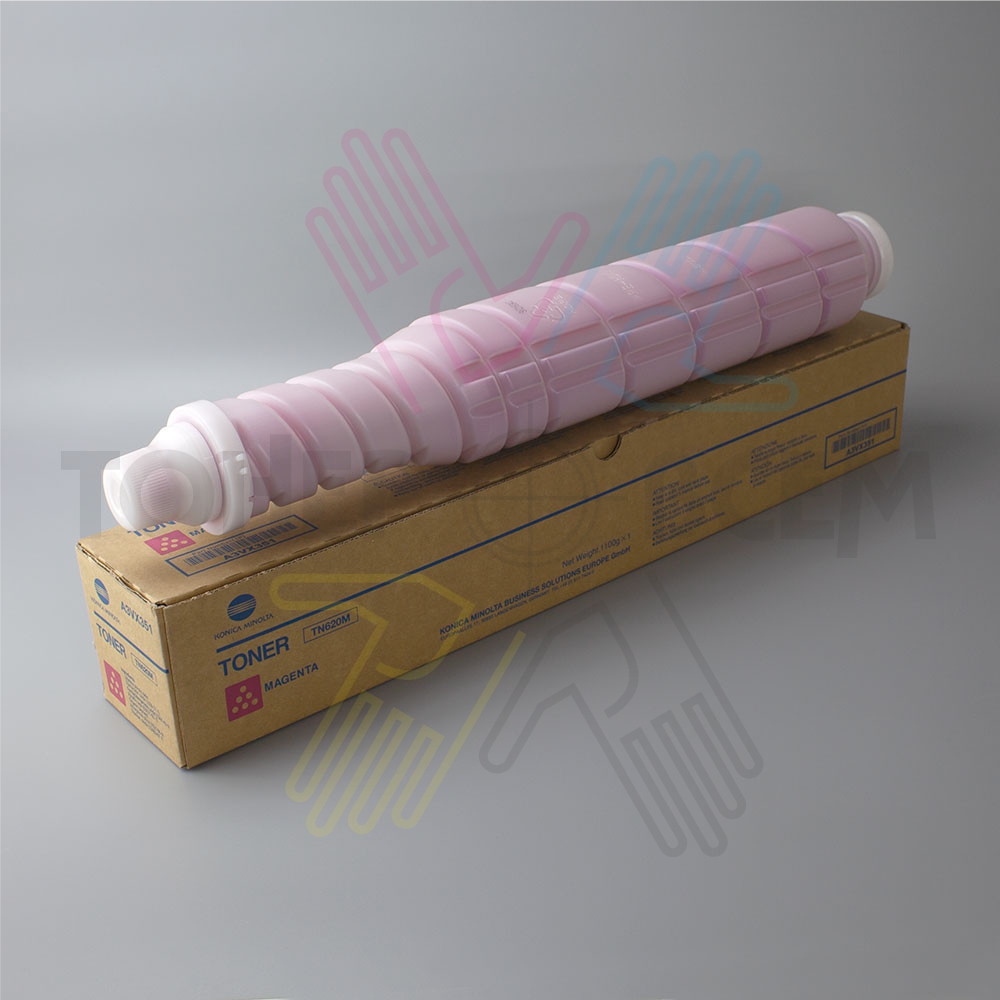 Тонер-картридж пурпурный (Magenta) для Konica Minolta Bizhub C1060L, AccurioPress C2060L (TN-620M) (A3VX351,A3VX354)