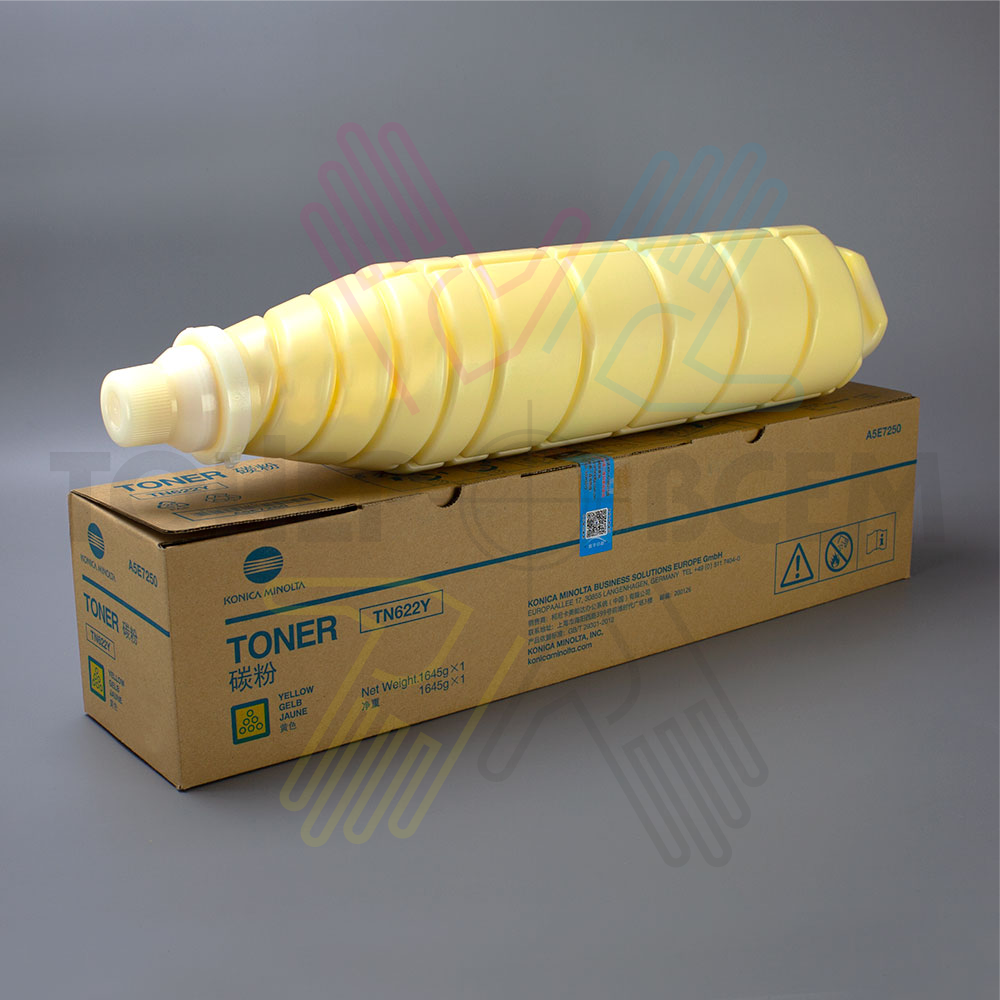 Тонер-картридж желтый (Yellow) для Konica Minolta Bizhub C1085, C1100, AccurioPress C6085, C6100 (TN-622Y)