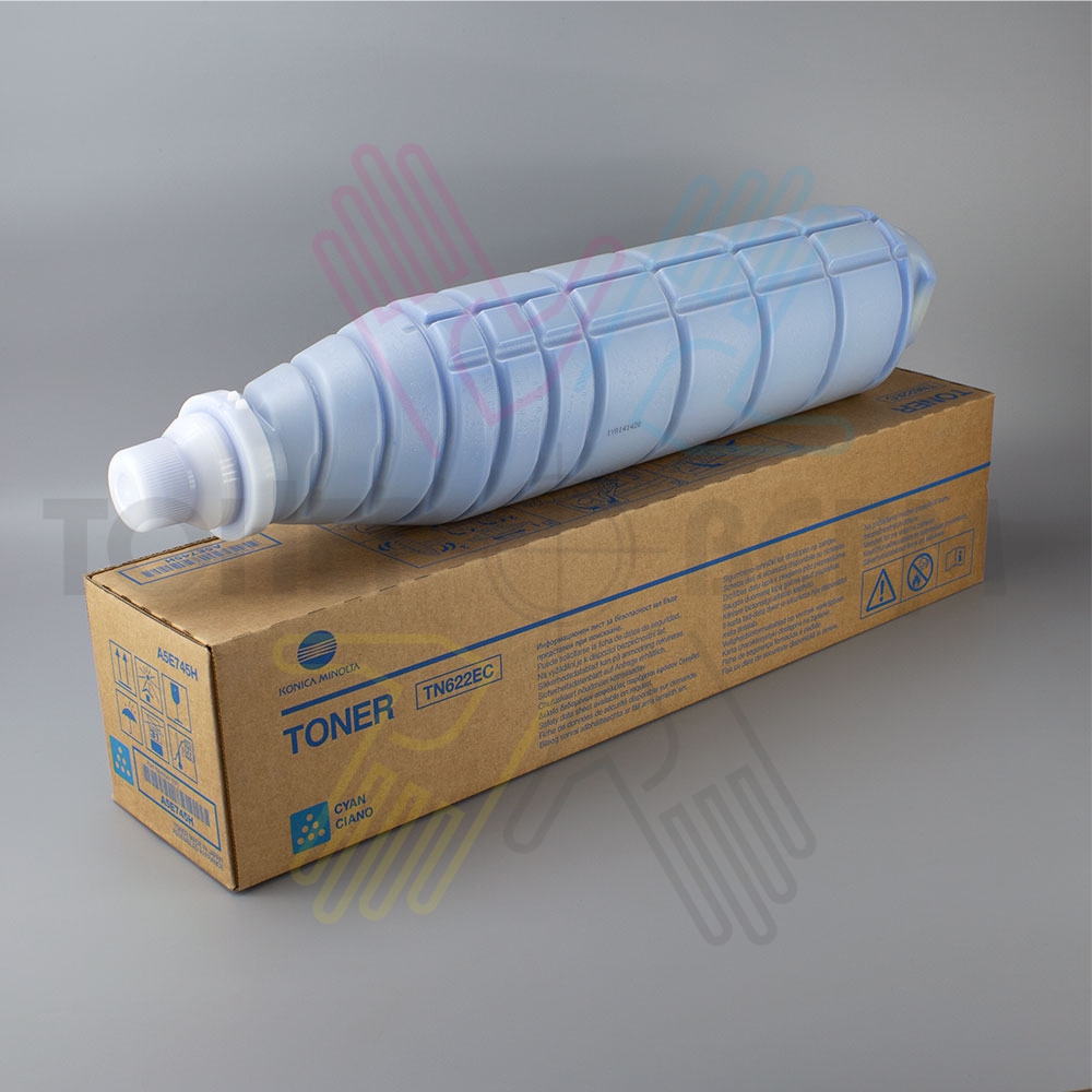 Тонер-картридж голубой (СYAN) для Konica Minolta Bizhub C1085, C1100, AccurioPress C6085, C6100 (TN-622C)