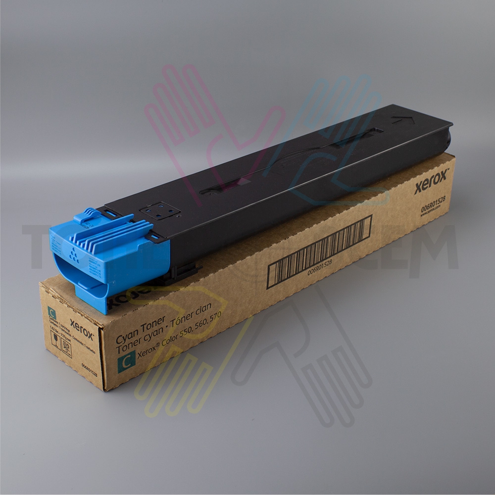 Тонер-картридж голубой (Cyan) для Xerox Color 550, 560, 570