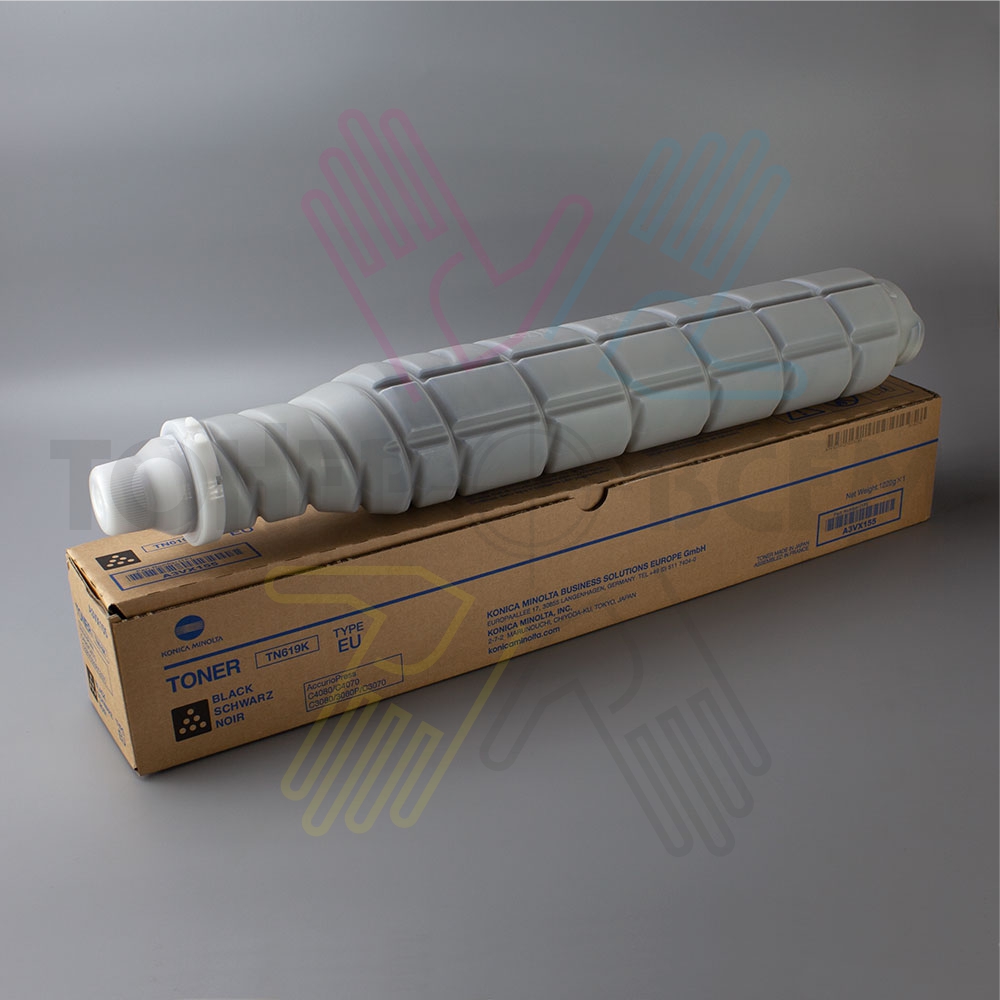 Тонер-картридж черный (Black) для Konica Minolta AccurioPress C3070, C3080 (TN-619)